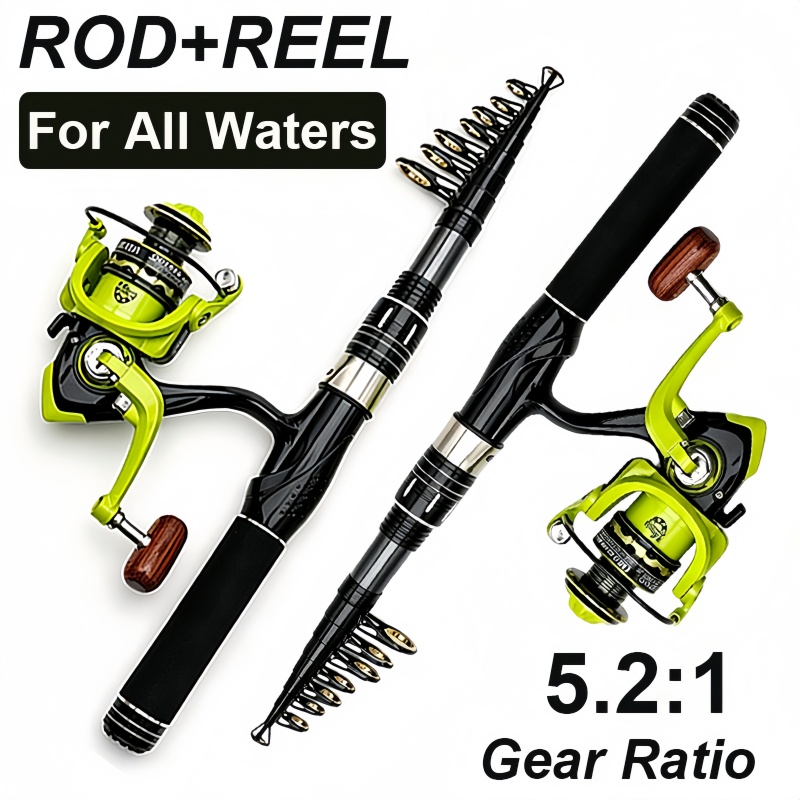 Developing Tank Reel - Canna da pesca e mulinello combinati,