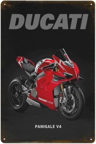 Vintage Collectible Plates - Targa in Metallo Panigale V4, Poster