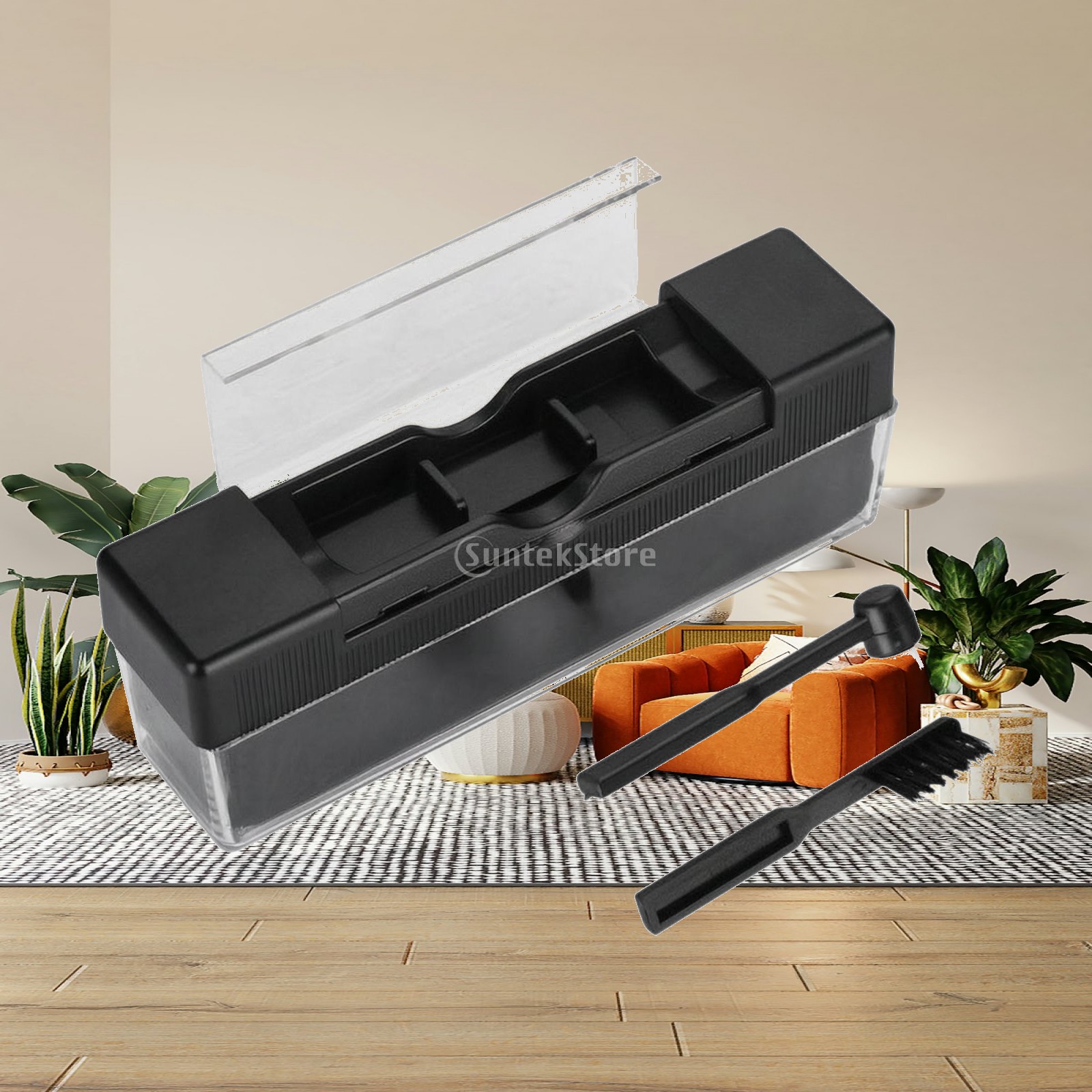 Vinyl Record Cleaner - Kit di spazzole in plastica per