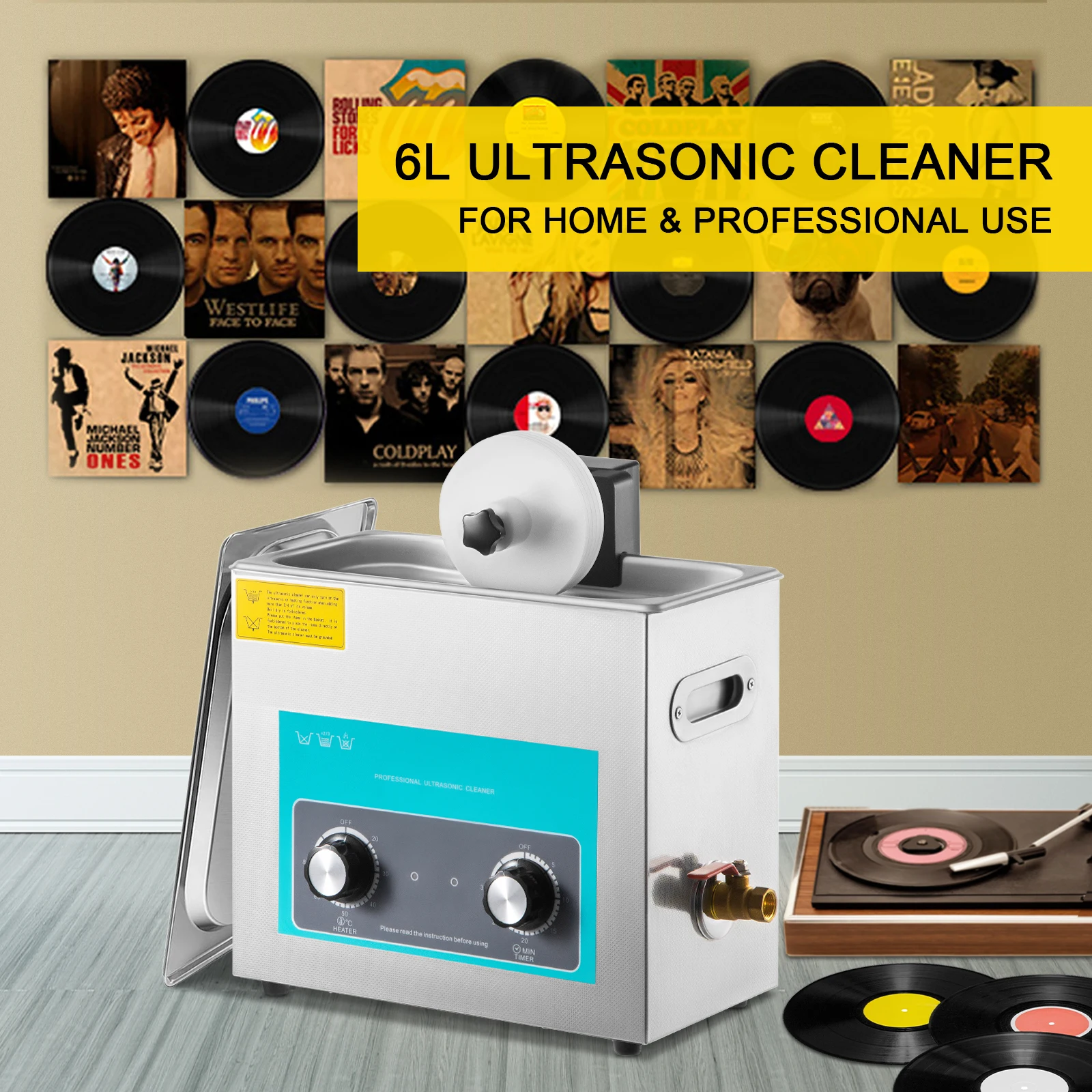 SIHAO 6L Pulitore a Ultrasuoni - Vinyl Record Cleaner recensione e prezzo