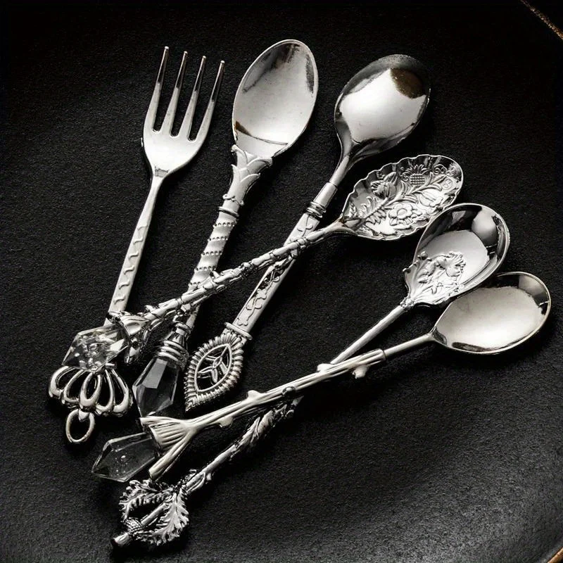 Set di 6 Cucchiai e Forchette  - Vintage Collectible Spoons recensione e prezzo